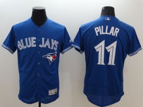 Wholesale Cheap Blue Jays #11 Kevin Pillar Blue Flexbase Authentic Collection Stitched MLB Jersey