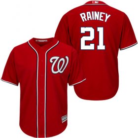 Wholesale Cheap Nationals #21 Tanner Rainey Red New Cool Base Stitched Youth MLB Jersey