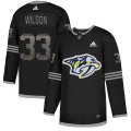 Wholesale Cheap Adidas Predators #33 Colin Wilson Black Authentic Classic Stitched NHL Jersey