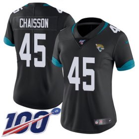 Wholesale Cheap Nike Jaguars #45 K\'Lavon Chaisson Black Team Color Women\'s Stitched NFL 100th Season Vapor Untouchable Limited Jersey