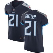 Wholesale Cheap Nike Titans #21 Malcolm Butler Navy Blue Team Color Men's Stitched NFL Vapor Untouchable Elite Jersey