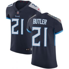 Wholesale Cheap Nike Titans #21 Malcolm Butler Navy Blue Team Color Men\'s Stitched NFL Vapor Untouchable Elite Jersey