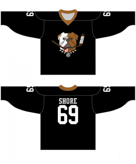 Wholesale Sudbury Bulldogs #69 Shore Black Hockey Jersey