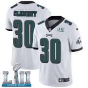 Wholesale Cheap Nike Eagles #30 Corey Clement White Super Bowl LII Men's Stitched NFL Vapor Untouchable Limited Jersey