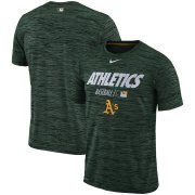 Wholesale Cheap Oakland Athletics Nike Authentic Collection Velocity Team Issue Performance T-Shirt Green