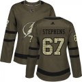 Cheap Adidas Lightning #67 Mitchell Stephens Green Salute to Service Women's Stitched NHL Jersey