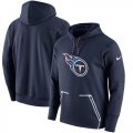 Wholesale Cheap Men's Tennessee Titans Nike Navy Champ Drive Vapor Speed Pullover Hoodie