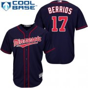 Wholesale Cheap Twins #17 Jose Berrios Navy blue Cool Base Stitched Youth MLB Jersey
