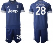 Wholesale Cheap Men 2020-2021 club Juventus away 28 blue Soccer Jerseys