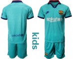 Wholesale Cheap Barcelona Blank Third Kid Soccer Club Jersey