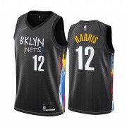 Wholesale Cheap Nike Brooklyn Nets #12 Joe Harris Black NBA Swingman 2020-21 City Edition Jersey