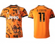 Wholesale Cheap Men 2020-2021 club Juventus Second away aaa version 11 orange Soccer Jerseys