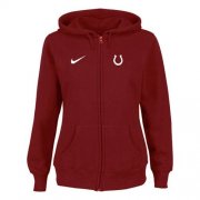 Wholesale Cheap Nike Indianapolis Colts Ladies Tailgater Full Zip Hoodie Red