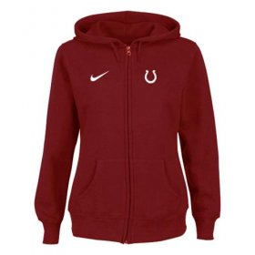 Wholesale Cheap Nike Indianapolis Colts Ladies Tailgater Full Zip Hoodie Red