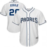 Wholesale Cheap Padres #20 Carlos Asuaje White New Cool Base Stitched MLB Jersey
