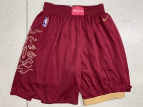 Wholesale Cheap Raptors Red City Edition Nike Swingman Shorts