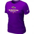 Wholesale Cheap Women's Nike Baltimore Ravens Critical Victory NFL T-Shirt Purple