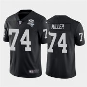 Wholesale Cheap Nike Las Vegas Raiders 74 Kolton Miller Black 2020 Inaugural Season Vapor Untouchable Limited Jersey