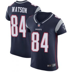 Wholesale Cheap Nike Patriots #84 Benjamin Watson Navy Blue Team Color Men\'s Stitched NFL Vapor Untouchable Elite Jersey