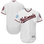 Wholesale Cheap Nationals Blank White 2019 Spring Training Flex Base Stitched MLB Jersey
