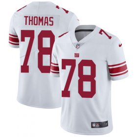 Wholesale Cheap Nike Giants #78 Andrew Thomas White Men\'s Stitched NFL Vapor Untouchable Limited Jersey