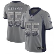 Wholesale Cheap Nike Cowboys #55 Leighton Vander Esch Gray Men's Stitched NFL Limited Rush Drift Fashion Jersey