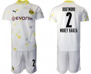 Wholesale Cheap Men 2020-2021 club Dortmund Second away 2 white Soccer Jerseys