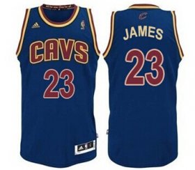 Wholesale Cheap Cleveland Cavaliers #23 LeBron James Navy Blue Swingman Jersey