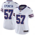 Wholesale Cheap Nike Bills #57 A.J. Epenesas White Women's Stitched NFL Vapor Untouchable Limited Jersey