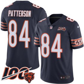 Wholesale Cheap Nike Bears #84 Cordarrelle Patterson Navy Blue Team Color Youth Stitched NFL 100th Season Vapor Untouchable Limited Jersey