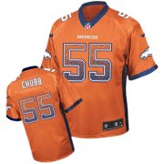 Wholesale Cheap Nike Broncos #55 Bradley Chubb Orange Team Color Men's Stitched NFL Elite Drift Fashion Jersey