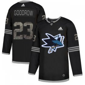 Wholesale Cheap Adidas Sharks #23 Barclay Goodrow Black Authentic Classic Stitched NHL Jersey