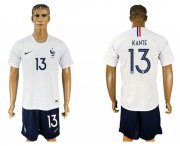 Wholesale Cheap France #13 Kante Away Soccer Country Jersey