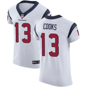 Wholesale Cheap Nike Texans #13 Brandin Cooks White Men\'s Stitched NFL New Elite Jersey