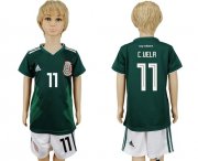 Wholesale Cheap Mexico #11 C.Vela Home Kid Soccer Country Jersey