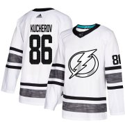 Wholesale Cheap Adidas Lightning #86 Nikita Kucherov White Authentic 2019 All-Star Stitched NHL Jersey