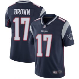 Wholesale Cheap Nike Patriots #17 Antonio Brown Navy Blue Team Color Men\'s Stitched NFL Vapor Untouchable Limited Jersey