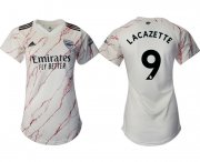 Wholesale Cheap Arsenal away aaa version womens 9 soccer 2021 jerseys
