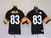 Wholesale Cheap Steelers #83 Heath Miller Black Stitched NFL Jersey