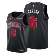 Wholesale Cheap Men's Chicago Bulls #6 Alex Caruso Black Edition Swingman Stitched Basketball Jersey