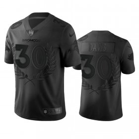 Wholesale Cheap Denver Broncos #30 Terrell Davis Men\'s Nike Black NFL MVP Limited Edition Jersey