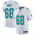 Wholesale Cheap Nike Dolphins #68 Robert Hunt White Men's Stitched NFL Vapor Untouchable Limited Jersey