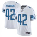 Wholesale Cheap Nike Lions #42 Devon Kennard White Men's Stitched NFL Vapor Untouchable Limited Jersey