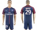 Wholesale Cheap Paris Saint-Germain #29 Mbappe Home Soccer Club Jersey