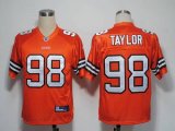Wholesale Cheap Browns #98 Phil Taylor Orange Stitched NFL Jersey