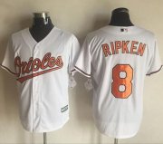 Wholesale Cheap Orioles #8 Cal Ripken White New Cool Base Stitched MLB Jersey