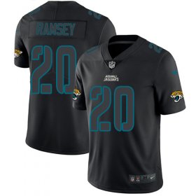 Wholesale Cheap Nike Jaguars #20 Jalen Ramsey Black Men\'s Stitched NFL Limited Rush Impact Jersey