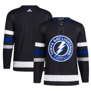 Cheap Men's Tampa Bay Lightning Blank Black 2024 Stadium Series Stitched Jersey