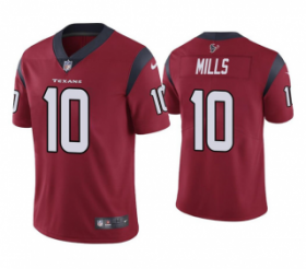 Wholesale Cheap Men\'s Houston Texans #10 Davis Mills Red Vapor Untouchable Limited Stitched Jersey