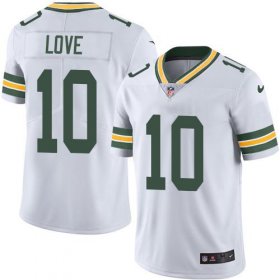 Wholesale Cheap Nike Packers #10 Jordan Love White Men\'s Stitched NFL Vapor Untouchable Limited Jersey